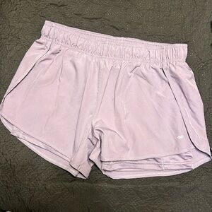 Women Legend Shorts with built in spandex shorts, Size Large